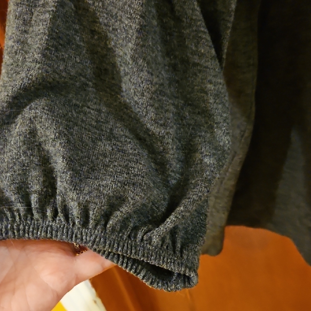 Charcoal Ruffled Blouse - Picture 2 of 2